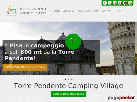 restyling sito responsive per camping torre pendente